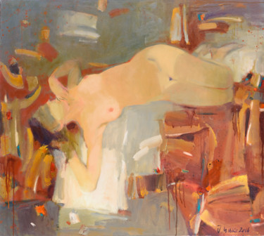 Картина под названием "сон" - Igor Khilko, Подлинное произведение искусства, Масло