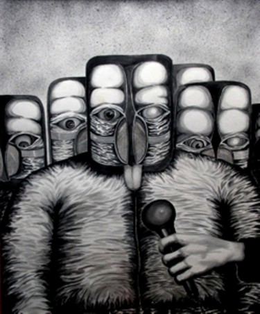 Tekening getiteld "Mosсow propaganda" door Kruhov Valerii, Origineel Kunstwerk, Airbrush