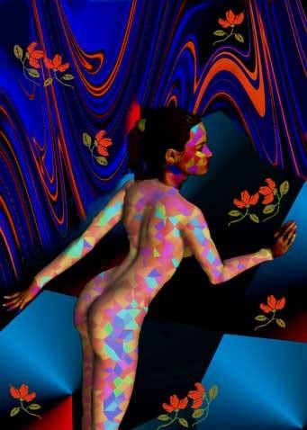Digital Arts titled "PSYCH-E-DELIA" by Ted Luna, Original Artwork