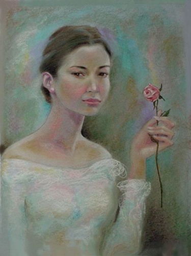 Painting titled "PROMISE" by Ted Luna, Original Artwork, Oil