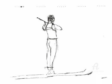 Digitale Kunst mit dem Titel "Biathlon 2 (license…" von Artletico, Original-Kunstwerk, 2D digitale Arbeit