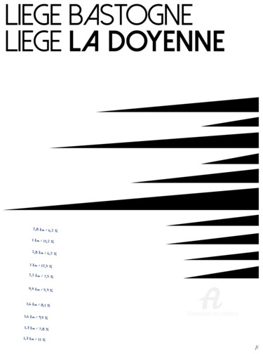 Arte digital titulada "liege bastogne lieg…" por Artletico, Obra de arte original, Trabajo Digital 2D