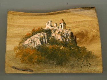 Painting titled "Füzéri vár, Castle…" by Levente Bihari, Original Artwork
