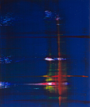 Peinture intitulée "Dark Blue Series 1" par Siberian_artmaster, Œuvre d'art originale, Acrylique