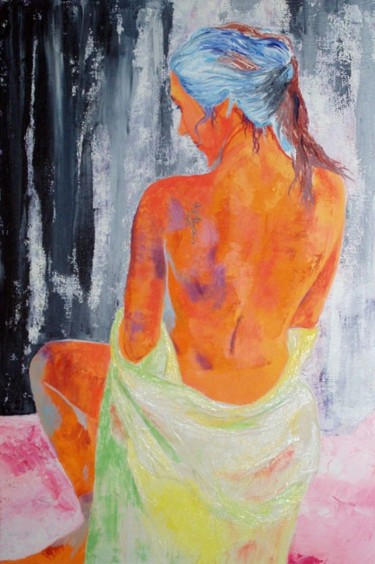 Painting titled "Sagesse" by Michèle Defrenne, Original Artwork