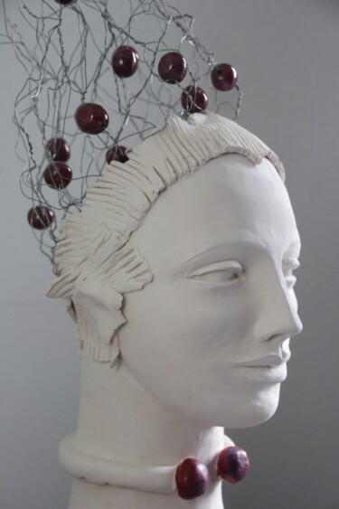 Skulptur mit dem Titel "Vendanges" von Mia Gardel, Original-Kunstwerk, Terra cotta