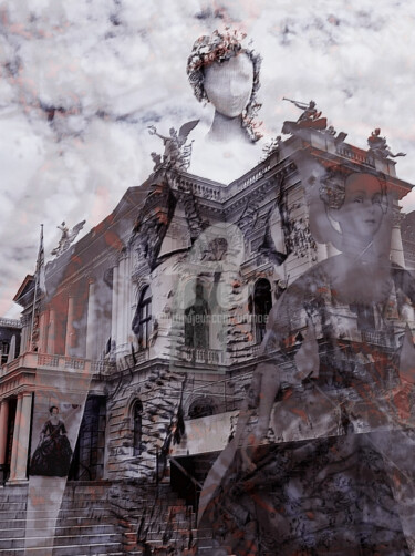 Digital Arts titled "Opera Zurich" by Art Moé, Original Artwork, Photo Montage