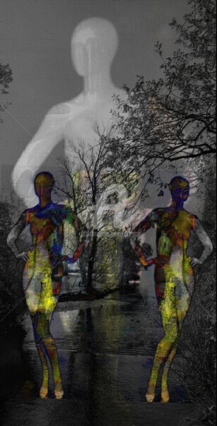 Digital Arts titled "in the Darkness" by Art Moé, Original Artwork, 2D Digital Work