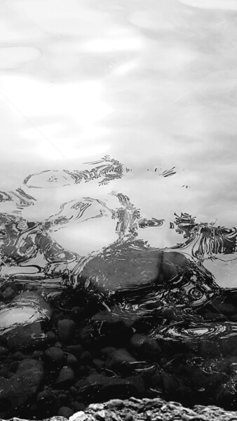 Fotografie mit dem Titel "Wasserwelle" von Art Moé, Original-Kunstwerk, Digitale Fotografie