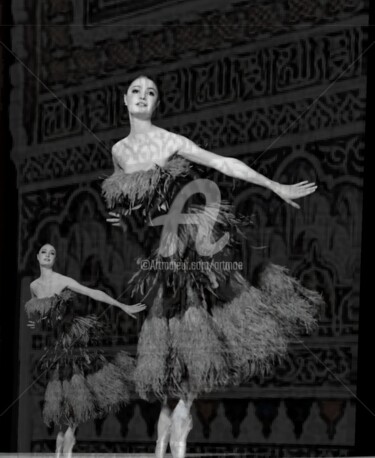 Digitale Kunst mit dem Titel "Ballet vol 1" von Art Moé, Original-Kunstwerk, Fotomontage