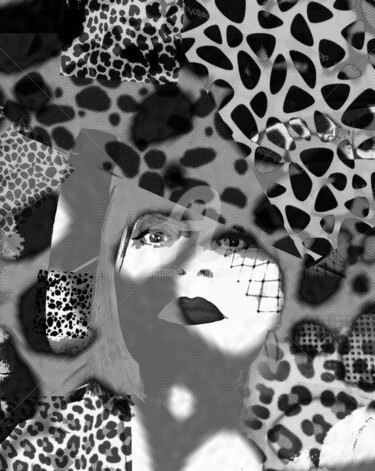 Arts numériques intitulée "My Self Collage" par Art Moé, Œuvre d'art originale, Photo montage