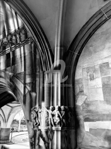 Photographie intitulée "Giacometti Hall Zür…" par Art Moé, Œuvre d'art originale, Photographie manipulée