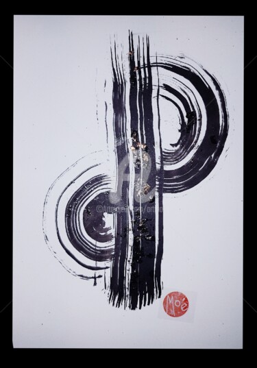 Pintura titulada "Contemporary Sumi-e" por Art Moé, Obra de arte original, Tinta