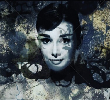 Arts numériques intitulée "Audrey an me" par Art Moé, Œuvre d'art originale, Photo montage