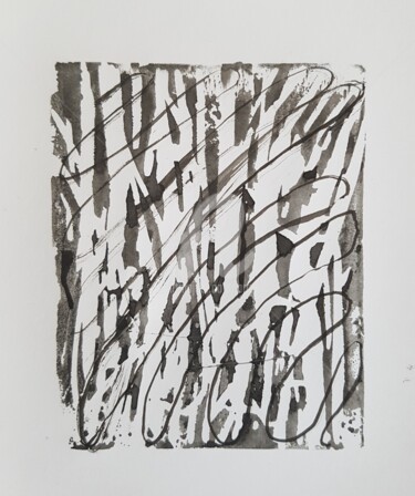 Malarstwo zatytułowany „Ink #a5” autorstwa Art Moé, Oryginalna praca, Atrament