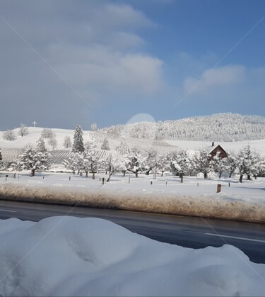 Photographie intitulée "Winter wonder switz…" par Art Moé, Œuvre d'art originale, Photographie non manipulée