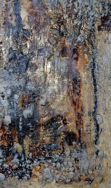 Wax Art #7 Malerei mit dem Titel "Wax Art #7" von Art Moé, Original-Kunstwerk, Enkaustik