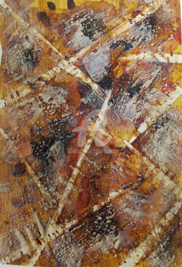 Malerei mit dem Titel "Wax Art #9" von Art Moé, Original-Kunstwerk, Wachs