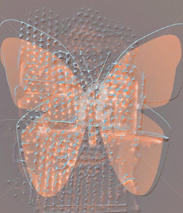 Digital Arts με τίτλο "#FR2 Papillon" από Art Moé, Αυθεντικά έργα τέχνης, Φωτογραφία Μοντάζ