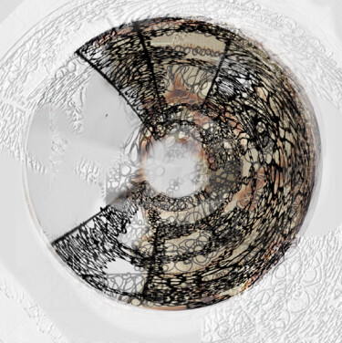 Digitale Kunst mit dem Titel "Life Circle" von Art Moé, Original-Kunstwerk, Fotomontage