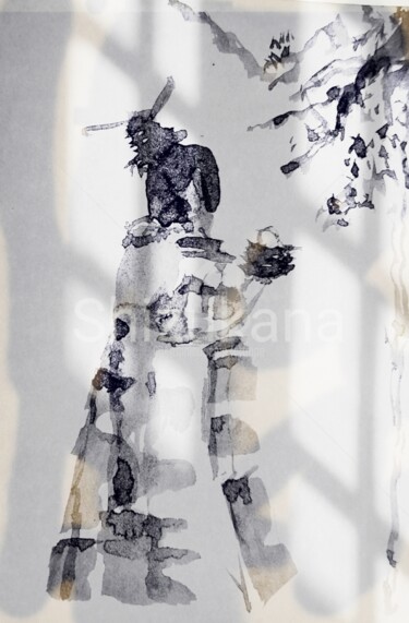 Digitale Kunst getiteld "Ikigai" door Art Moé, Origineel Kunstwerk, Foto Montage