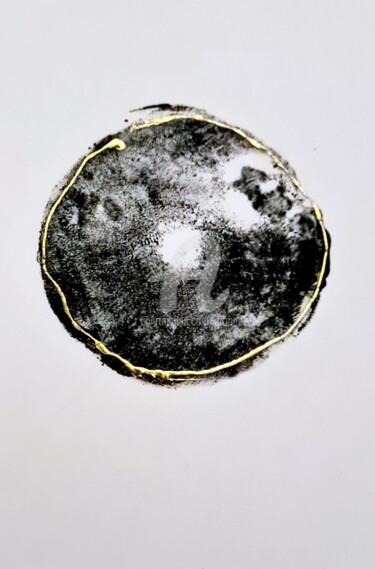 Malerei mit dem Titel "Circle" von Art Moé, Original-Kunstwerk, Acryl