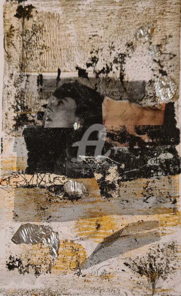 Collages titulada "2023_Abstract minia…" por Art Moé, Obra de arte original, Acrílico