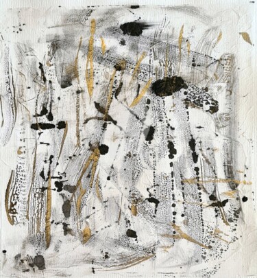 Painting titled "2024_sumi_abstract" by Art Moé, Original Artwork, Ink