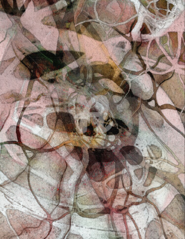 Digitale Kunst mit dem Titel "Digital abstrakt 1" von Art Moé, Original-Kunstwerk, Digitale Collage