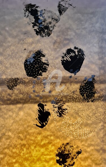 Digitale Kunst mit dem Titel "2024_abstract light" von Art Moé, Original-Kunstwerk, Light Painting