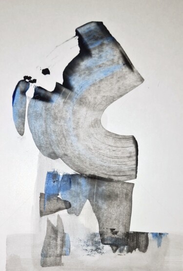 Digitale Kunst getiteld "2024_abstract 9" door Art Moé, Origineel Kunstwerk, Monotype