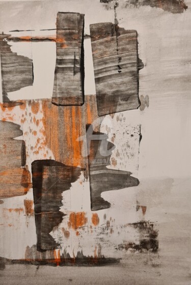 Digital Arts titled "2024_abstract 12" by Art Moé, Original Artwork, Acrylic