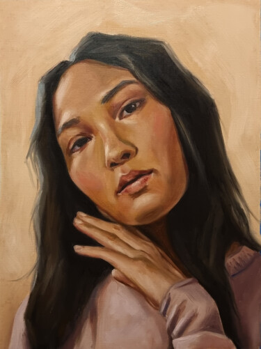 绘画 标题为“Oil portrait 0923-0…” 由Artmoods Tp, 原创艺术品, 油