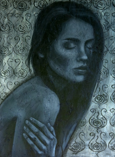 Fragile Pintura titulada "Fragile" por Artmoods Tp, Obra de arte original, Acrílico Montado en Panel de madera