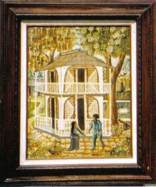 Painting titled "Man and Wife" by Muller Jean Francois, Original Artwork, Oil