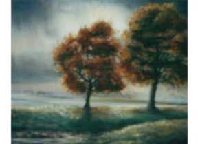 Painting titled "Automne" by Neil Rogers, Original Artwork