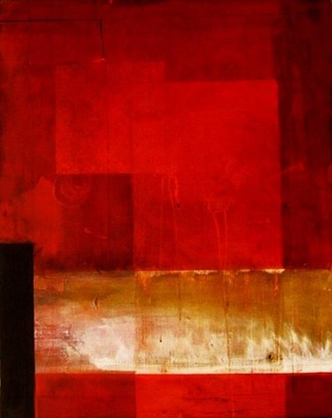 Peinture intitulée "red one" par Francois Nicolas, Œuvre d'art originale