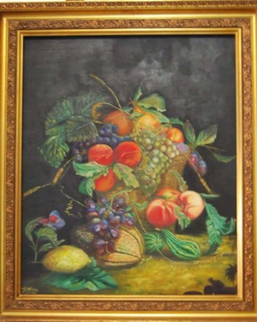 Painting titled "Bodegon" by Ksenia Nikolaeva, Original Artwork, Oil