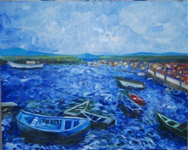 Painting titled "Galicia" by Ksenia Nikolaeva, Original Artwork