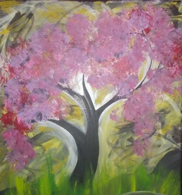 Drawing titled "Blossom cherry" by Rachel Daga, Original Artwork