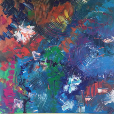 Malerei mit dem Titel "Blue Dream" von Artoluigi, Original-Kunstwerk, Acryl