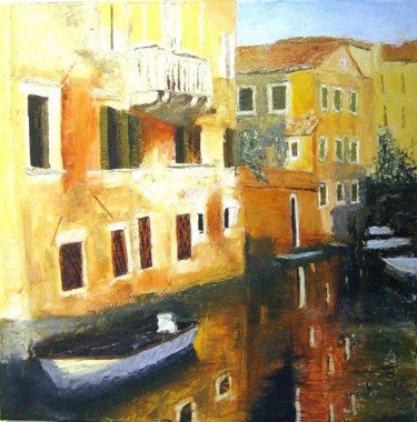 Peinture intitulée "Venise II" par Maroushka Boutros - Tembekijian, Œuvre d'art originale
