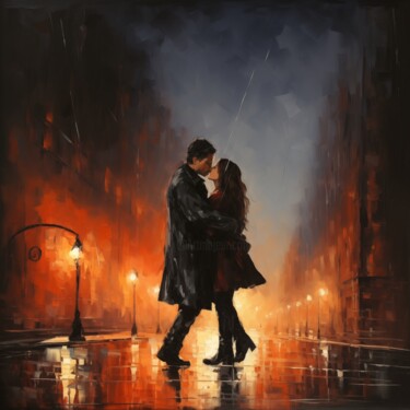Digital Arts titled "Moisture-Kissed Emb…" by Artopia By Nick, Original Artwork, Digital Painting