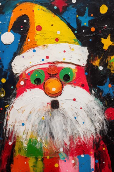 Digital Arts με τίτλο "“Santa’s Magic”" από Artopia By Nick, Αυθεντικά έργα τέχνης, Ψηφιακή ζωγραφική