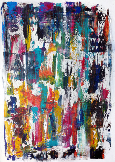 Peinture intitulée "Urban 40" par Pey, Œuvre d'art originale, Acrylique