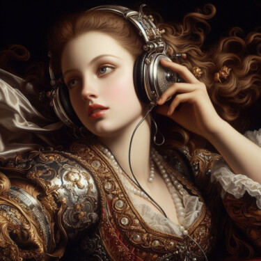 Artes digitais intitulada "MusicLovers.G." por Artportal1618, Obras de arte originais, Imagem gerada por IA