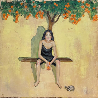 Peinture intitulée "Fortune" par Olga Puzikova, Œuvre d'art originale, Huile Monté sur Châssis en bois