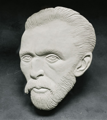 Sculptuur getiteld "Van Gogh #6" door Alexandr And Serge Reznikov, Origineel Kunstwerk, Steen