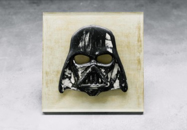 Scultura intitolato "Darth Vader Of Fire" da Alexandr And Serge Reznikov, Opera d'arte originale, Ceramica