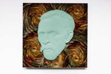 Sculptuur getiteld "Vincent Van Gogh. T…" door Alexandr And Serge Reznikov, Origineel Kunstwerk, Plastic